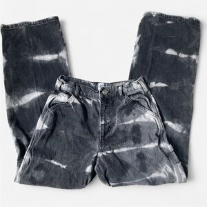 BDG x Urban Outfitters baggy straight leg Gray Denim Jeans tie dye - size W26
